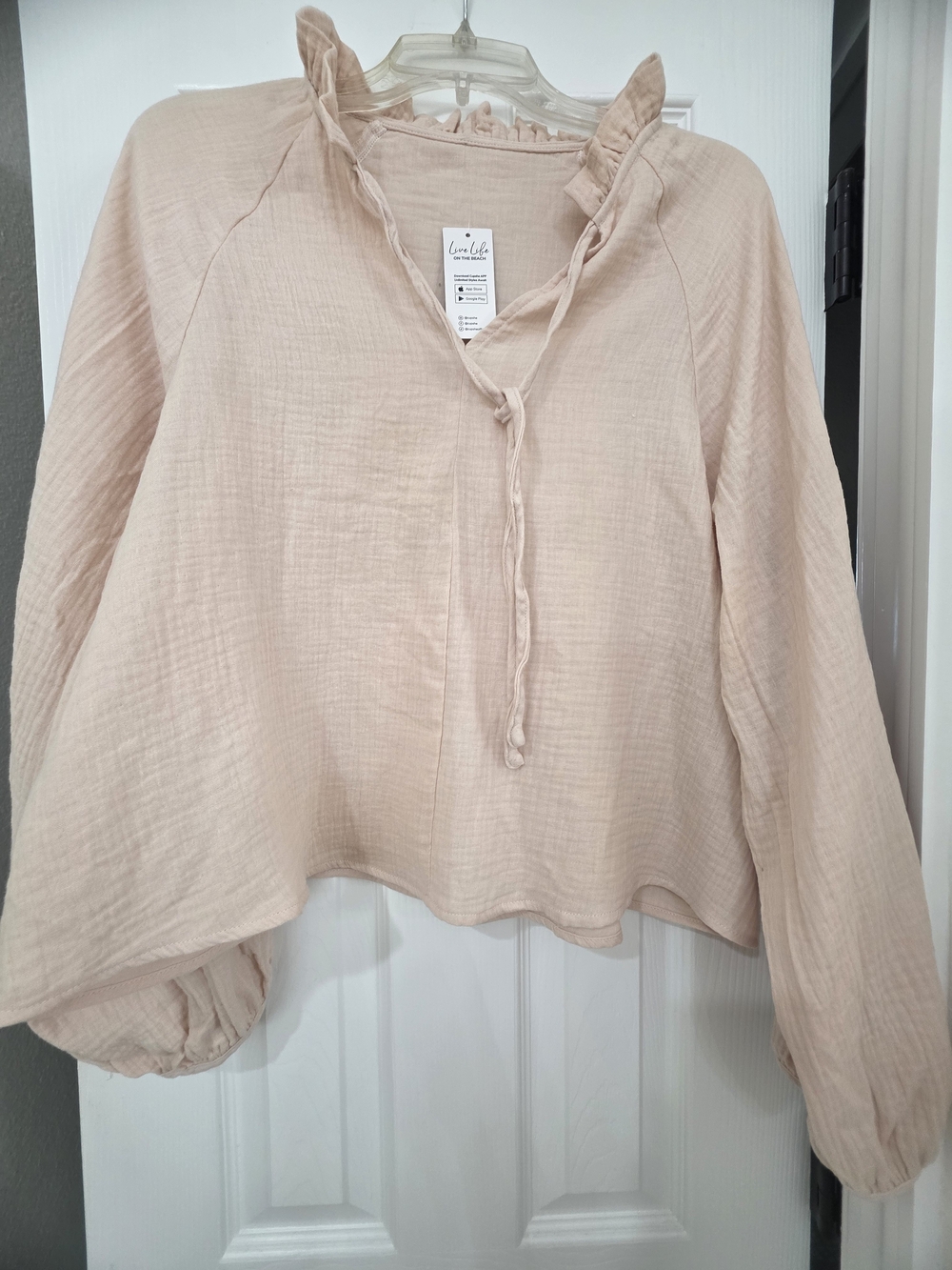 Cupshe Peasant Blouse -